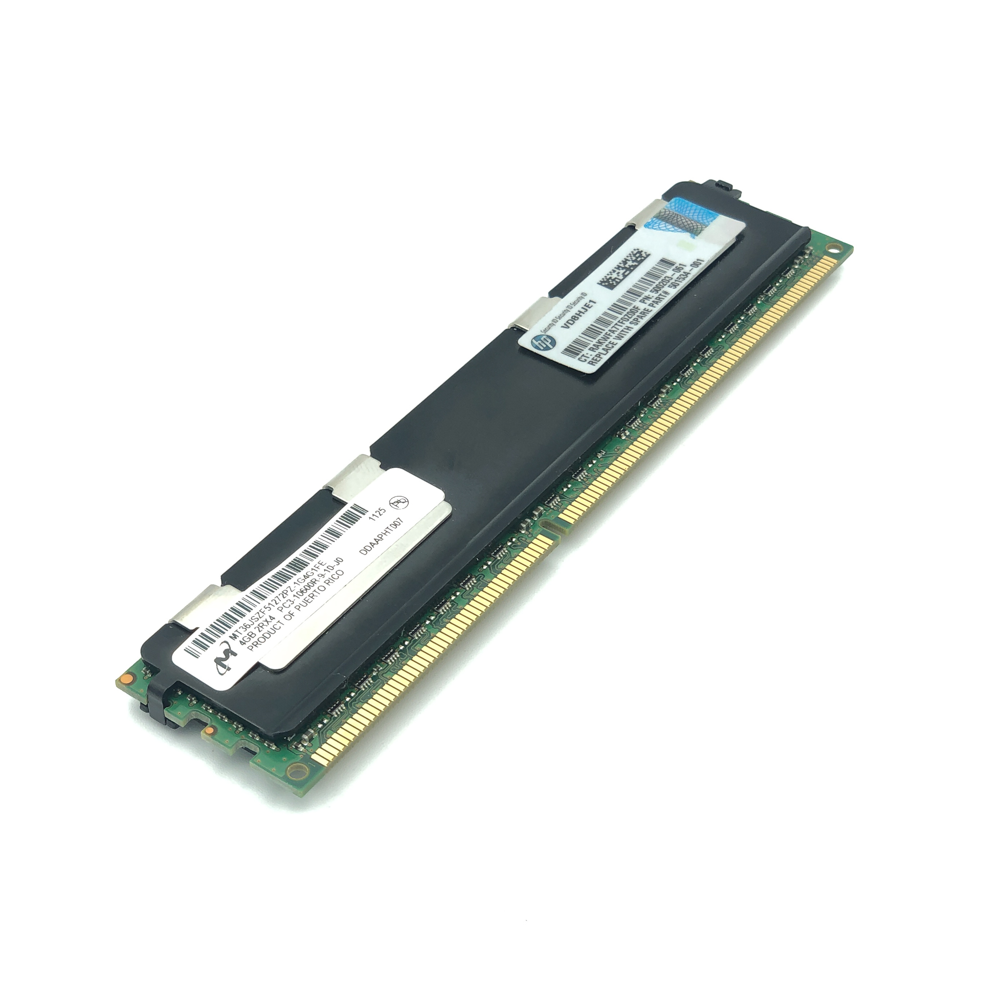 HP 4 GB 2Rx4 PC3-10600R DDR3-1333 RDIMM 500203-061