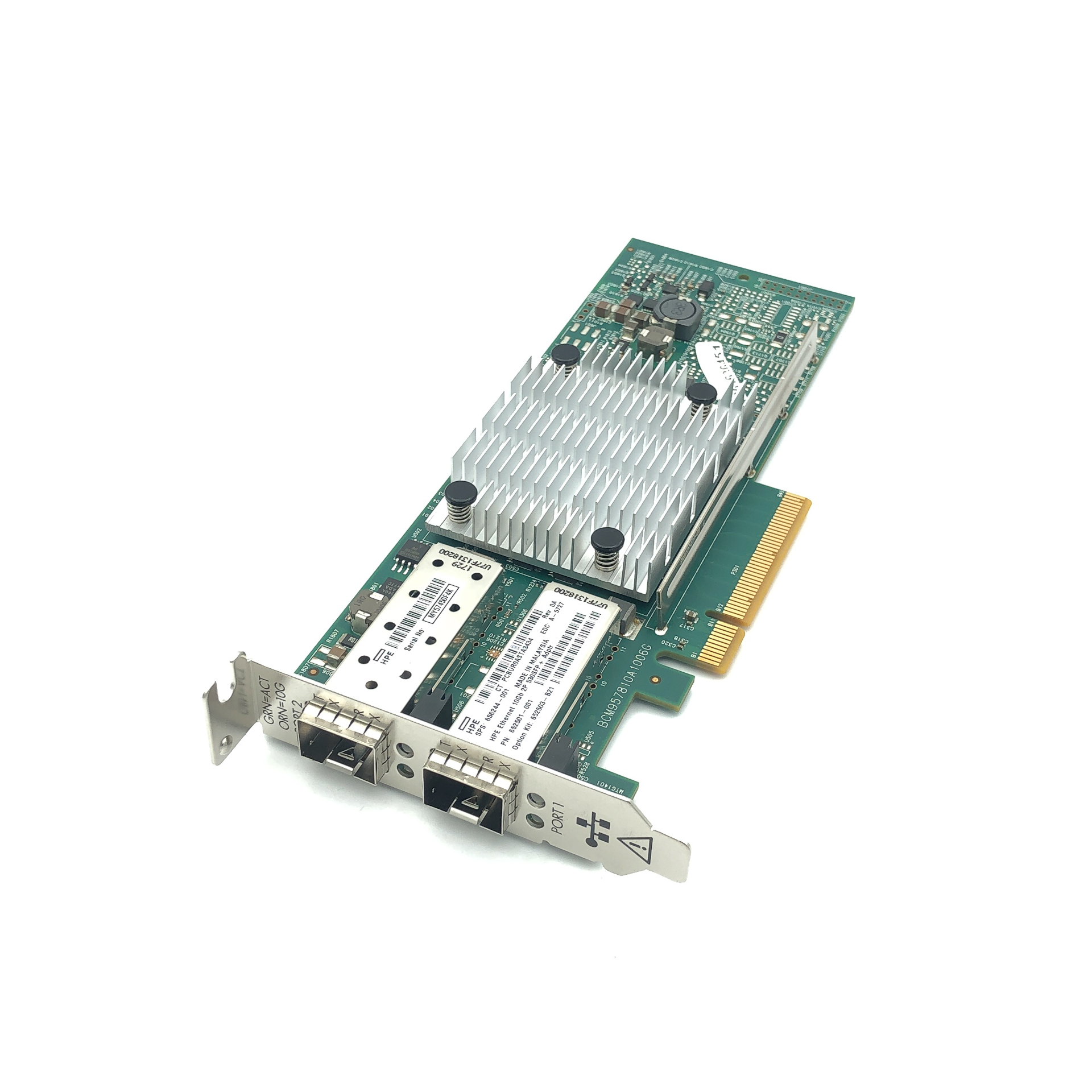 HP Adapter NC530SFP+ FC 2-port 10 Gbit/s SFP+ PCI-E 656244-001 652501-001 low profile
